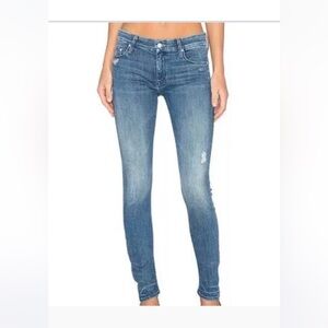 Mother the looker skinny stretch jean, graffiti girl sz 31